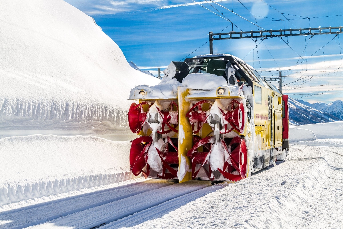 Xrotmt im Bahnhof Alp Grüm