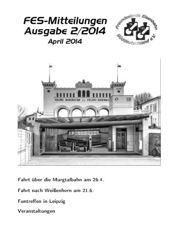 Rundschreiben 2014 / 2