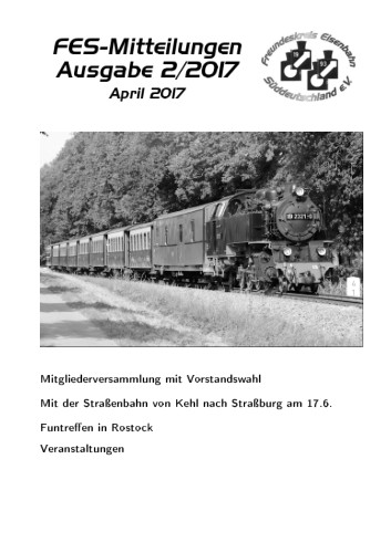Rundschreiben 2017 / 2