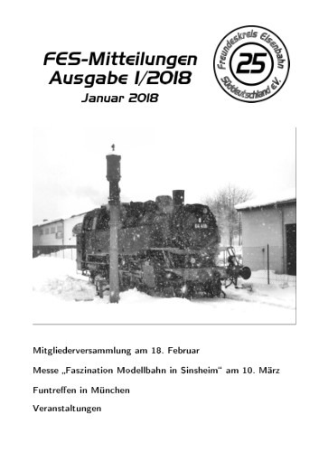 Rundschreiben 2018 / 1